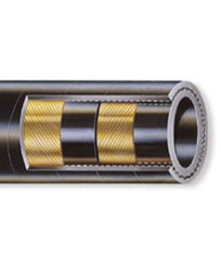 Tuyau de protection 3" ID x 6,25'L tuyau d'échappement/eau en caoutchouc synthétique noir sans fil