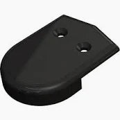 Taco Rub Rail Ends Black Fits V11-3447