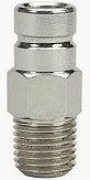 Tempo 220060 Conector de combustible (461CRC) Chrysler macho cromado/bronce 1/4" NPT (MOE33461-10)