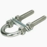 Whitecap S-5024 Bow Eye-1/2" Bolt 304 Stainless Steel 4-3/4"H X 2-3/8"W with 4 Nuts