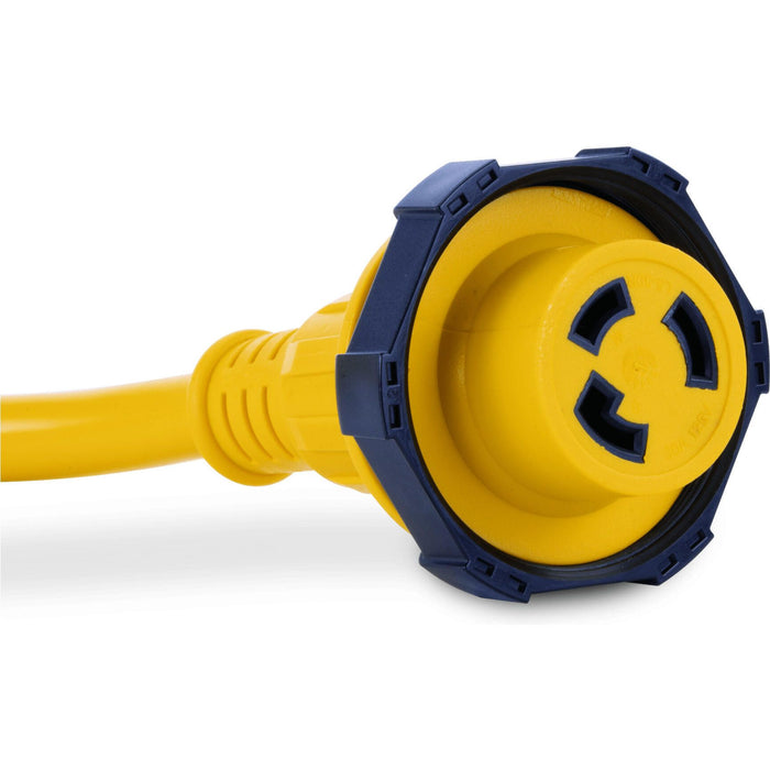 Sierra AC12350 30A Shore Power Cordset, 25', Yellow