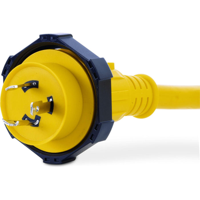 Sierra AC12350 30A Shore Power Cordset, 25', Yellow