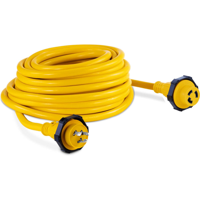 Sierra AC12360 30A Shore Power Cordset, 50', Yellow