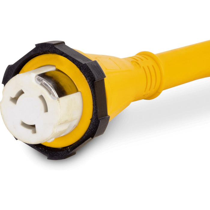 Sierra AC12370 50A Shore Power Cordset, 25', Yellow