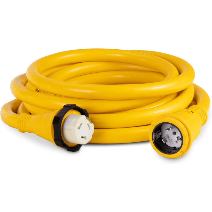 Sierra AC12370 50A Shore Power Cordset, 25', Yellow