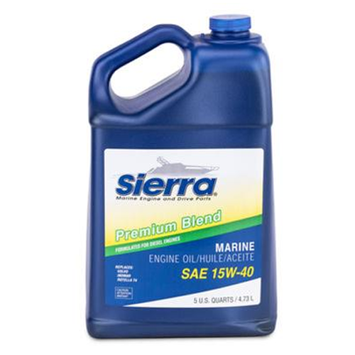 Sierra 18-9554-4 Premium Blend Heavy Duty Engine Oil 15W-40, 5 Qt., 4/case