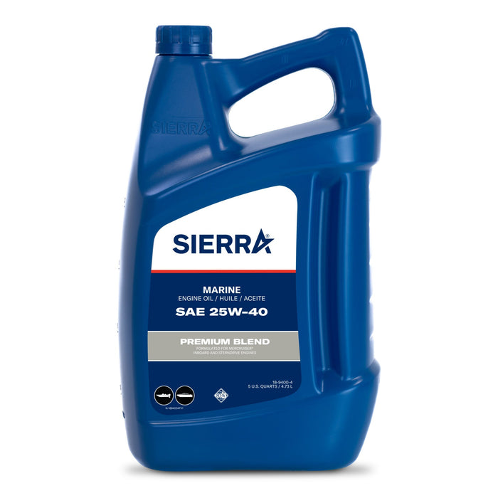 Sierra 18-9400-4 Oil-25W40 FCW I/O-I/B, 5 Qt.