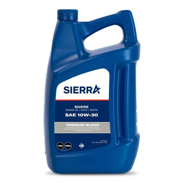 Sierra 18-9420-3 10W30 FCW 4Stroke Outboard Oil, Gal.