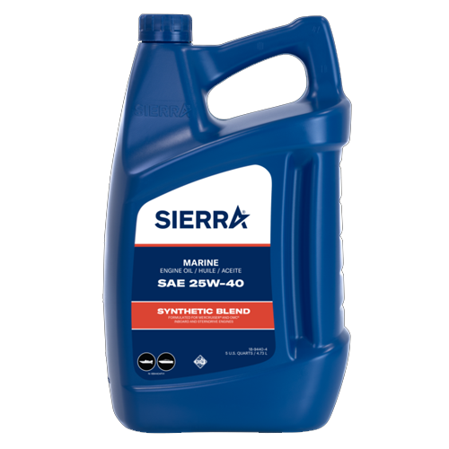 Sierra 18-9440-4 25W40 FCW Synthetic Blend I/O Oil, 5 Qt.
