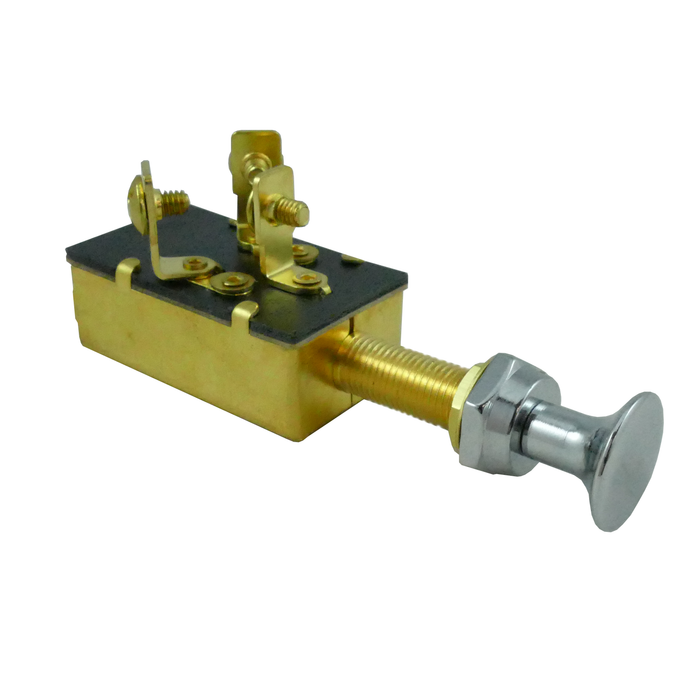 Sierra MP39580 On/Off/On SPDT 3 Screw Terminal Heavy Duty Push Pull Switch
