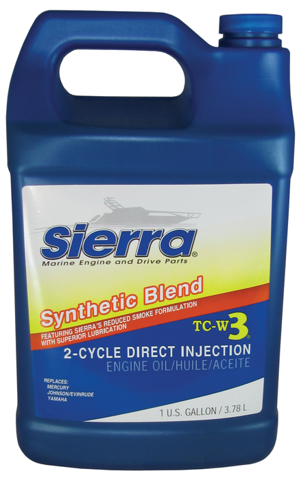 Sierra 18-9530-3 Synthetic Blend TC-W3 Direct Injection 2-Cycle Engine Oil, Gal.