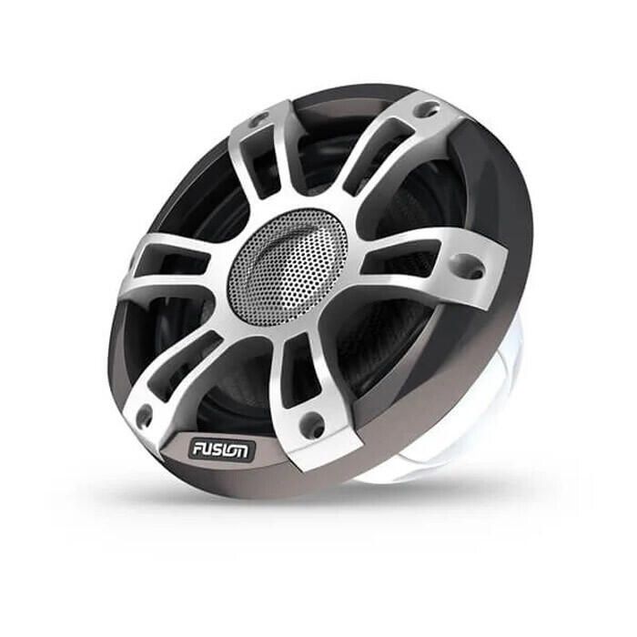 Fusion 010-02772-21 Signature Sport Series 3i Marine Coaxial Speakers, 7.7", Gray w/Metallic Painted Grill
