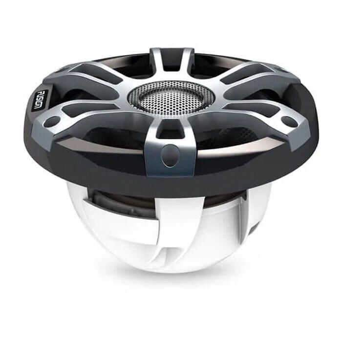 Fusion 010-02772-21 Signature Sport Series 3i Marine Coaxial Speakers, 7.7", Gray w/Metallic Painted Grill