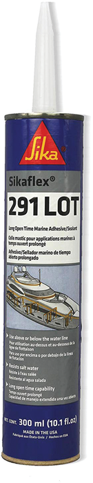 Sika 90929 Sikaflex 291 Lot Marine Polyurethane Adhesive/Sealant, Mahogany, 10.3 oz. cart.