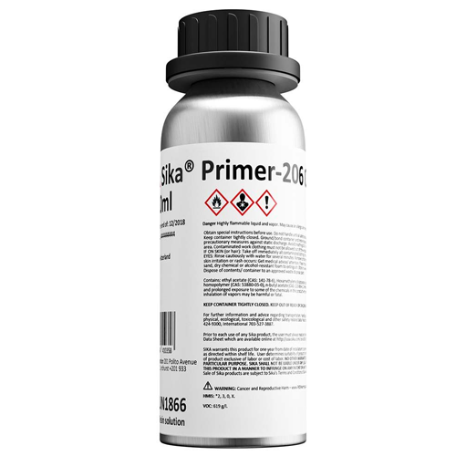 Sika 91572 Primer-206 G+P Black 250ml Bottle