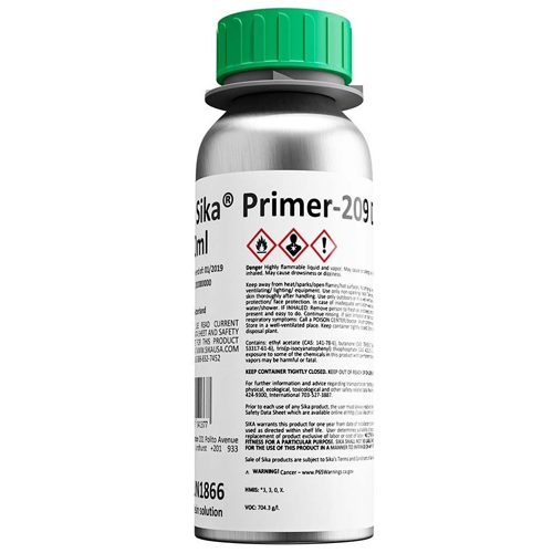 Sika 451588 Primer-209 D Black 250ml Bottle
