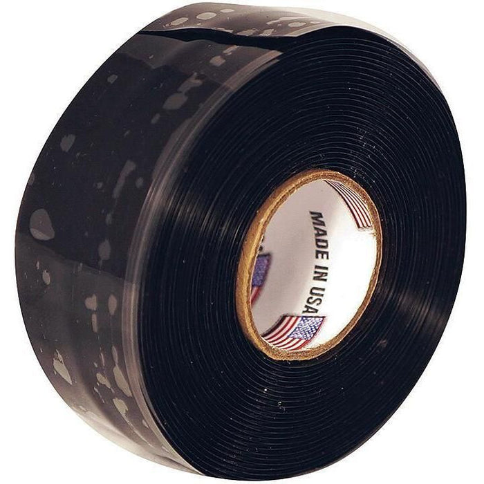 Seachoice 61471 Silicone Self-Fusing Tape 1" x 10', Black