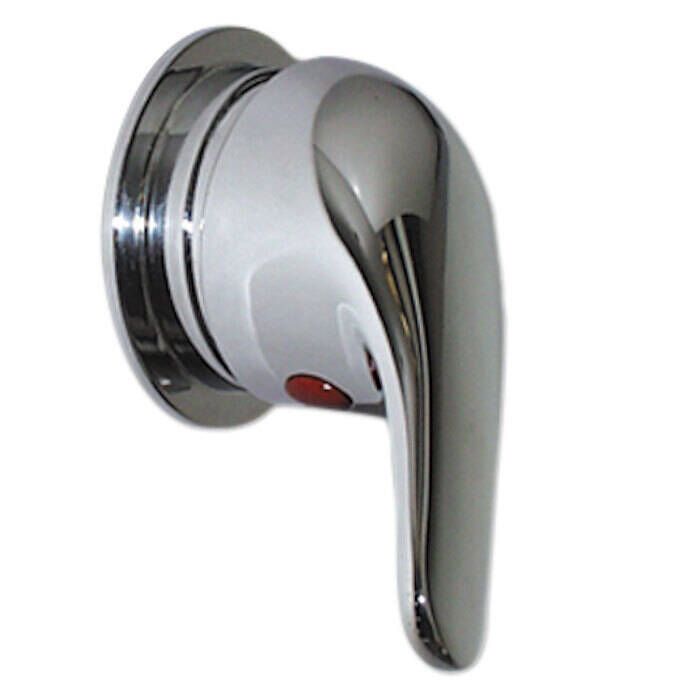 Scandvik 10479 Single Lever Shower Mixer Valve w/ Compact Trim Ring (Includes, (3) 1/2" Hose Barb Fittings)