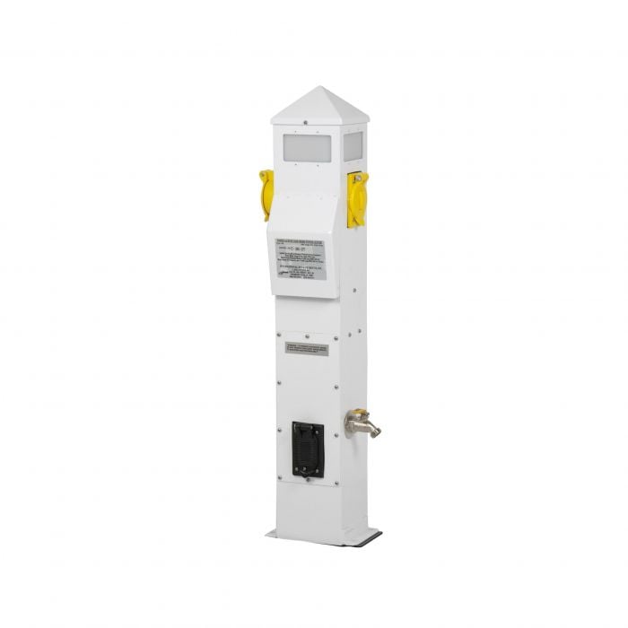 International Dock Products SPC-36-2T-374 Slim line Power Pedestal Dockside, Electrical Pillar