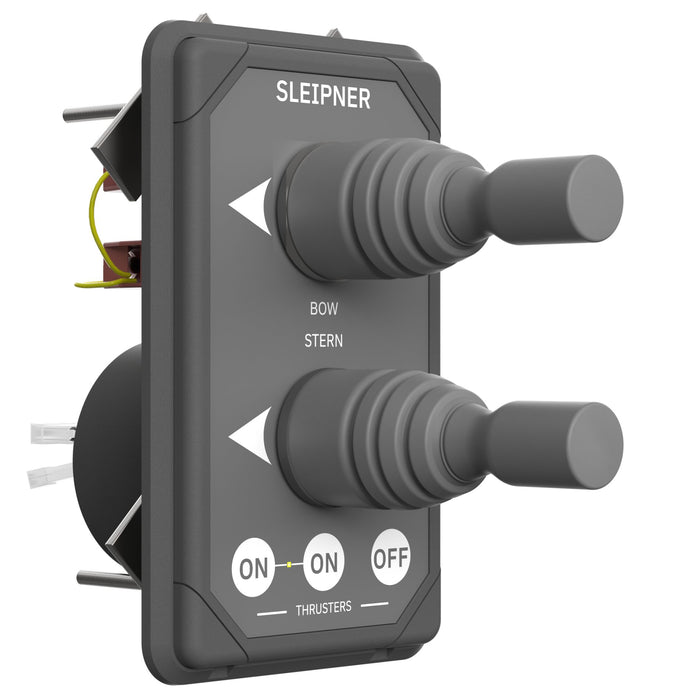 SidePower Panel, Dual Joystick Thruster Control | 12/24V for Bow & Stern Thruster