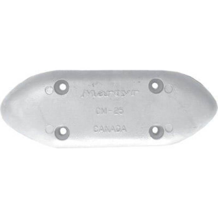Martyr CMM25A Aluminum Hull Anode, .72" x 3.25" x 9.08"
