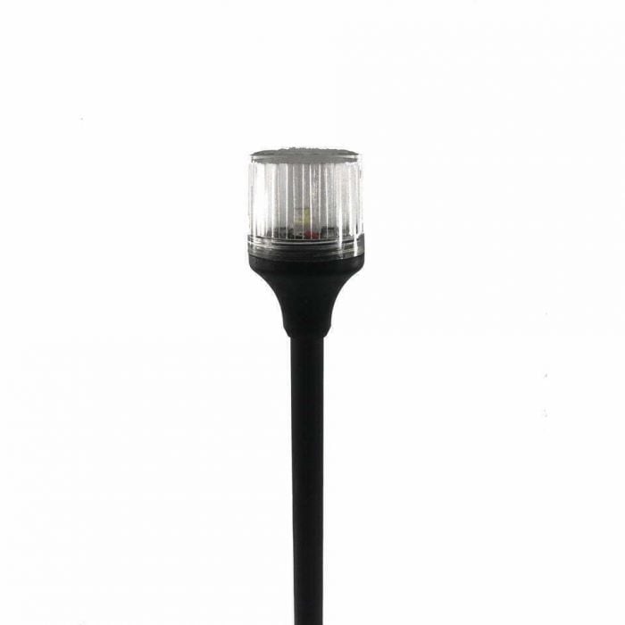 TH Marine LED-NAV-50621-DP LEDRGBCONT4RDP RGB LED Light Controller, Round w/Chrome Bezel