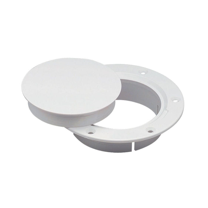 Marinco N10864DW Snap-In Deck Plate, White
