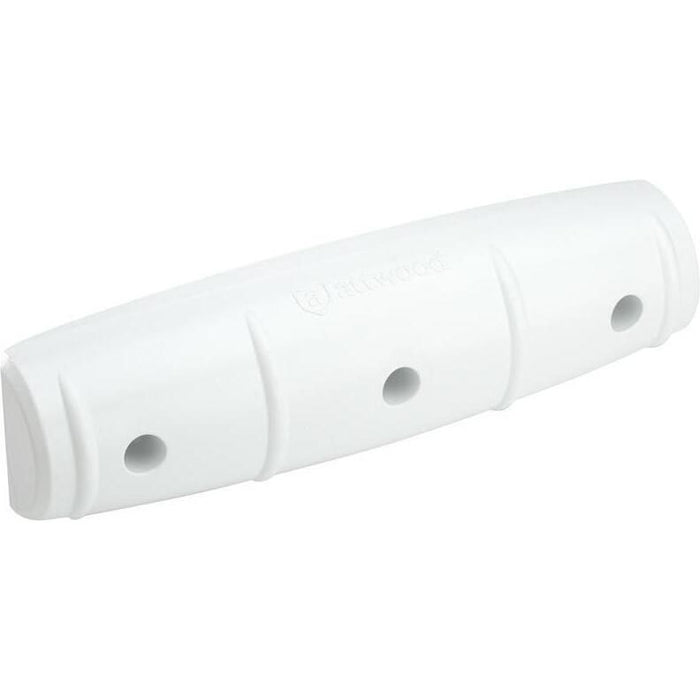 Attwood 93532-1 Softside Dock Fender, Straight-Edge, 18" x 3-1/2" x 4-1/2", (3) 5/16" Mount Holes