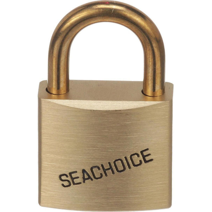 Seachoice 37301 1-1/4" Keyed-Alike Solid Brass Padlocks (3 Per Card)