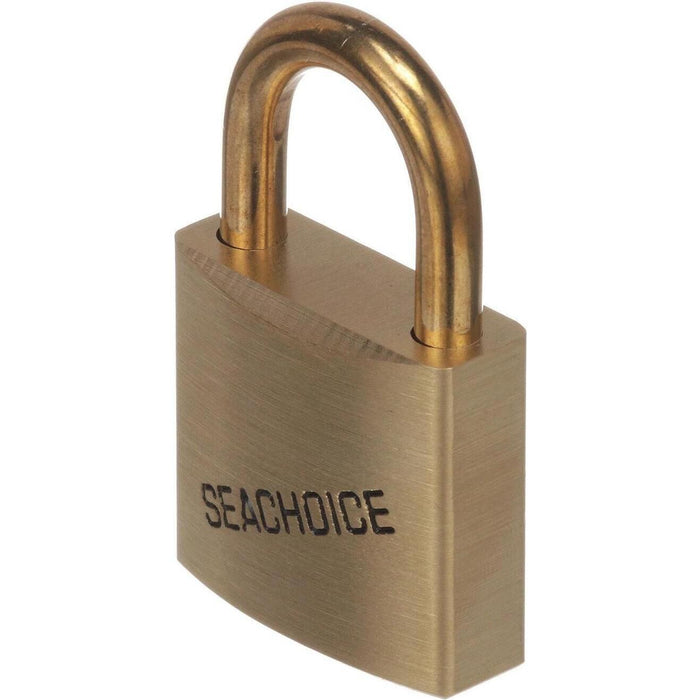 Seachoice 37301 1-1/4" Keyed-Alike Solid Brass Padlocks (3 Per Card)