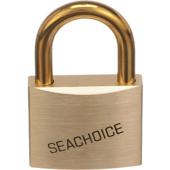 Seachoice 37231 2" Solid Brass Body Padlock Single Lock