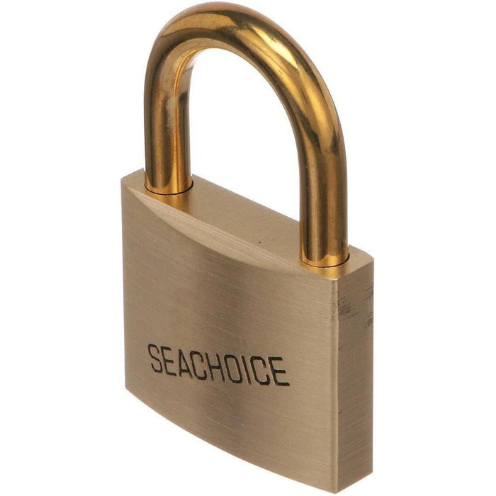 Seachoice 37231 2" Solid Brass Body Padlock Single Lock