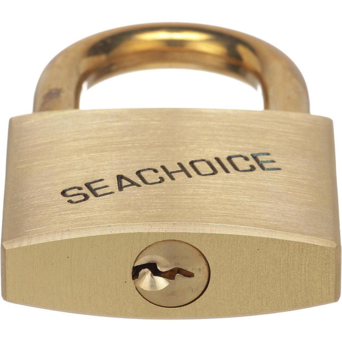 Seachoice 37331 2" Keyed-Alike Solid Brass Padlocks (3 Per Card)
