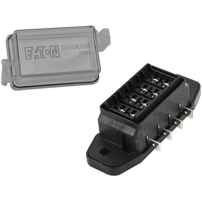 Seachoice SC11276 Splash Proof ATC Fuse Block, 4 Terminal