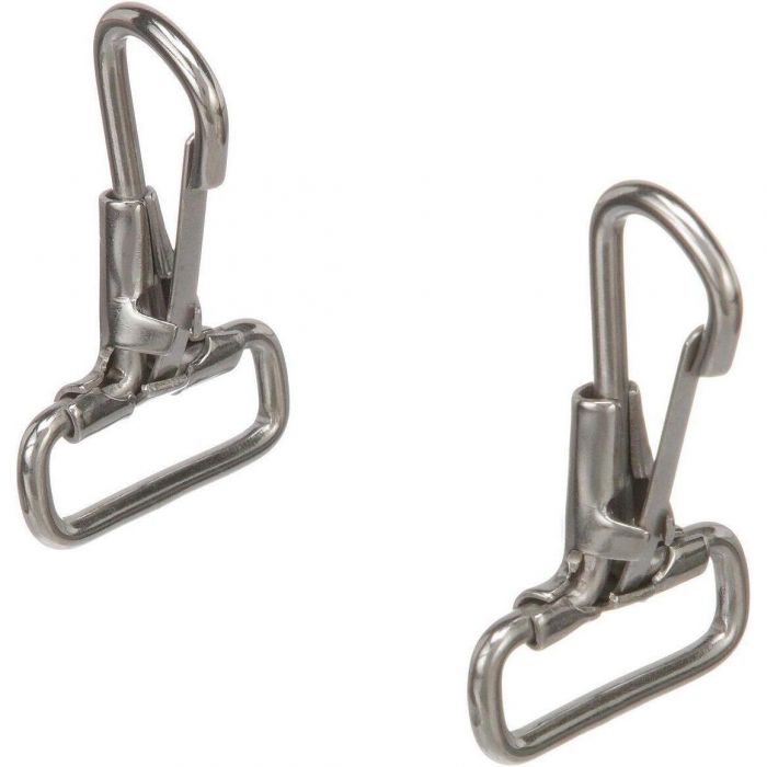 Seachoice 36951 Chrome Plated Brass Spring Snaps (1 Pair Per Pack)