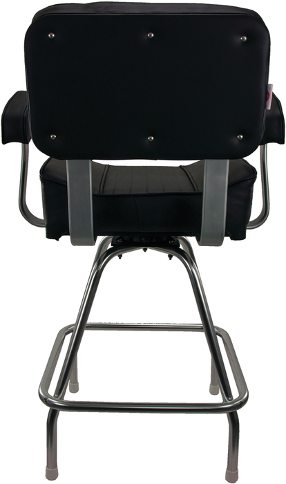 Springfield 1020009 Deluxe Captain's Seat With Stand, Black