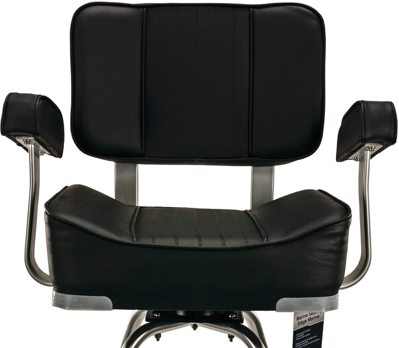 Springfield 1020009 Deluxe Captain's Seat With Stand, Black