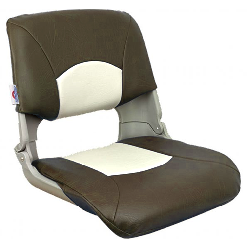 Springfield 1061057 Skipper Seat With Cushions, Deluxe Charcoal/Gray/Gray Shell