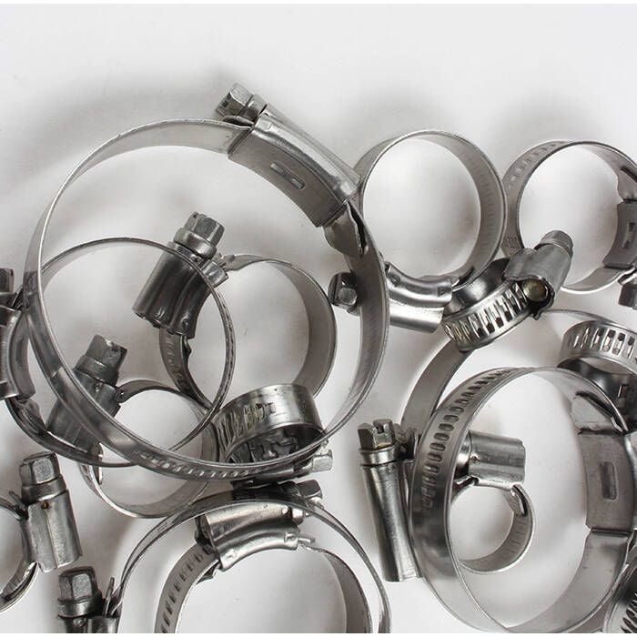 Scandvik 13638 ABA SS Hose Clamps, #16, 10 Pack