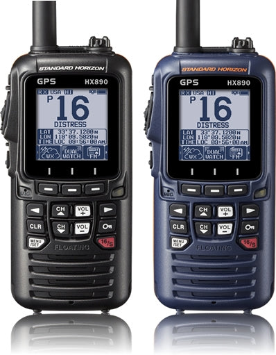 VHF/GPS portatif Standard Horizon 6W - Noir