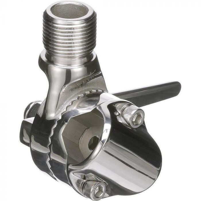 Seachoice 19541 Antenna Rail Ratchet Mount w/ Heavy-Duty Handle, 316 SS