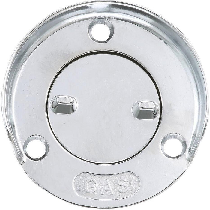 Seachoice 32251 SS Deck Fill w/ Cap (Chain Tether) for 1-1/2" Hose