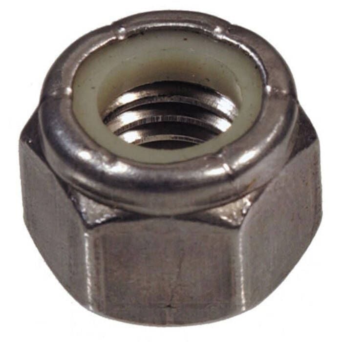 Seachoice MP1337SC Stainless Steel Nylon Insert Locknut, 3/8"-16