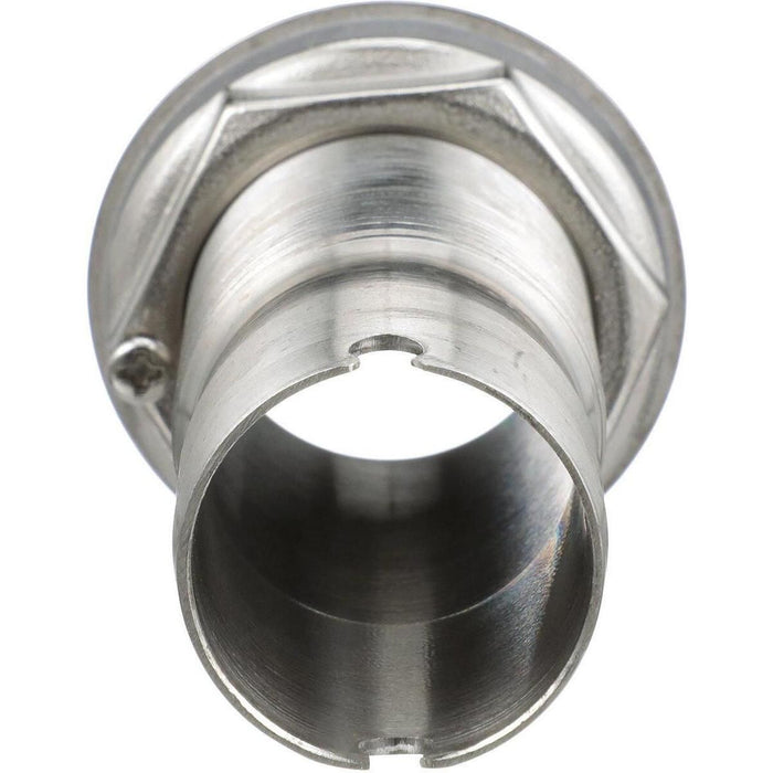 Seachoice 50-18621 Mega-Flow Dripless Thru Hull Fitting, 316 SS, Fits 1-1/8" Hose, 1-1/2" Max Hull