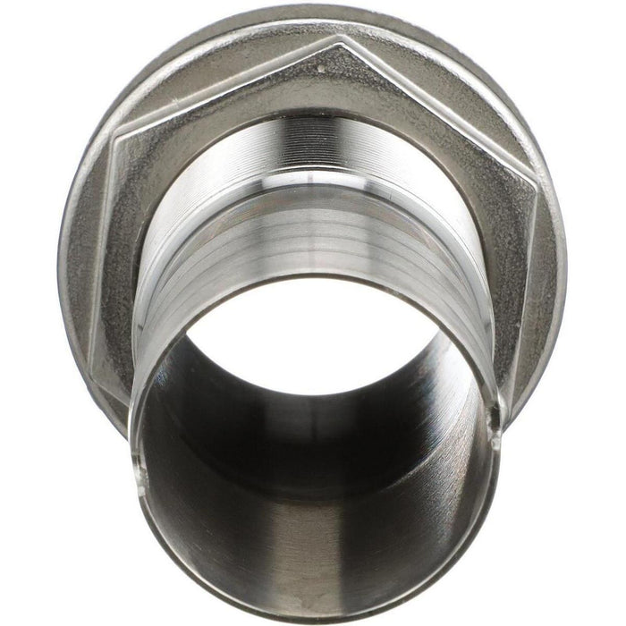 Seachoice 50-18631 Mega-Flow Dripless Thru Hull Fitting, 316 SS, Fits 1-1/2" Hose, 1-1/2" Max Hull