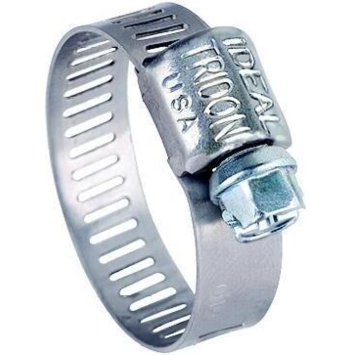 Seachoice 50-23356 Stainless-Steel Mini Hose Clamps, 5/16" Band, Size #8, 10/Bx