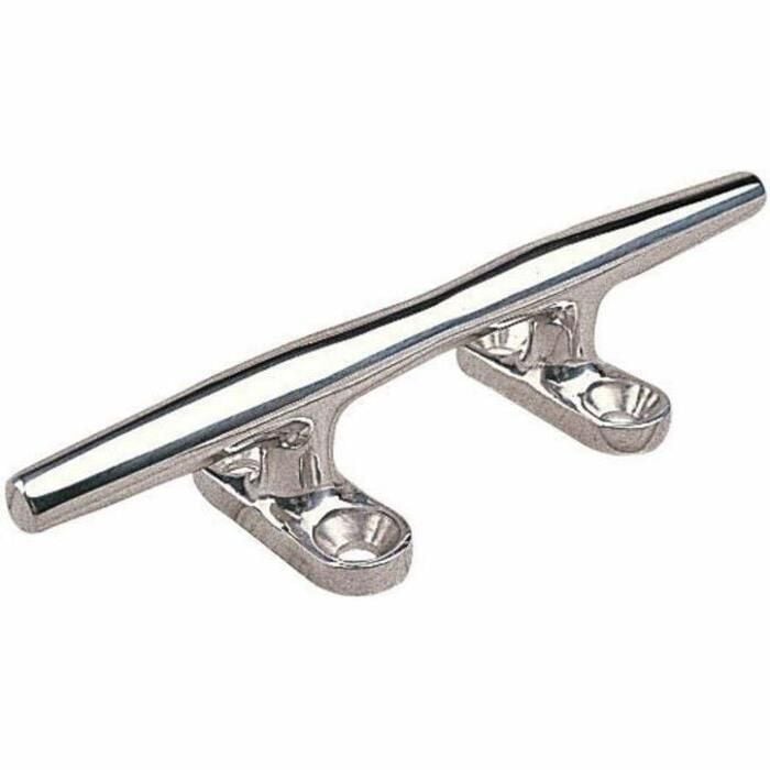 Sea Dog 041610-1 Sea-Dog Cleat, Stainless Open Base, A: 10", B:1-7/8", C:3-5/8", D:1-3/4", 5/16" FH