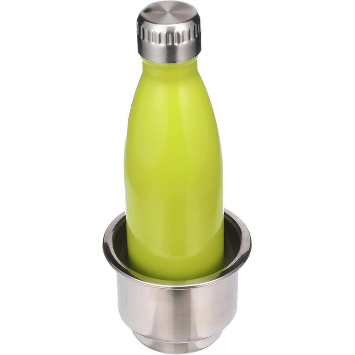 Seachoice 79371 Stainless-Steel Recessed Drink Holder With Blue LED Light