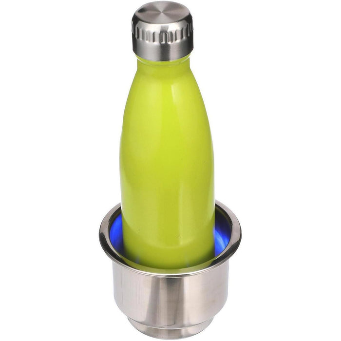 Seachoice 79371 Stainless-Steel Recessed Drink Holder With Blue LED Light