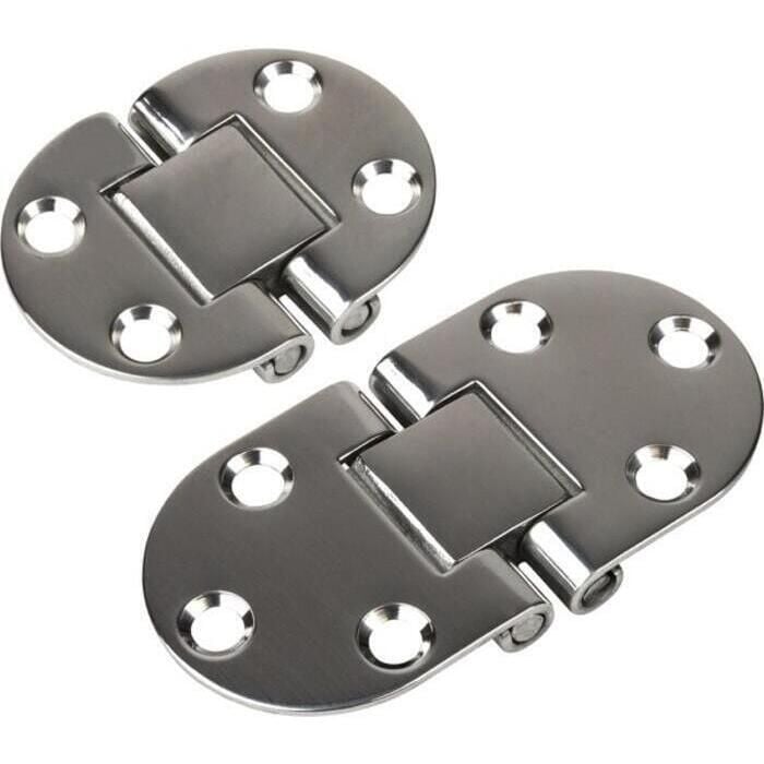 Sea Dog 201555-1 Sea-Dog Round Side Two Pin Hinge, 3" (Carded)